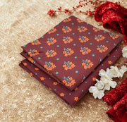 Dark Maroon-O Floral.                     (PC-00909781)