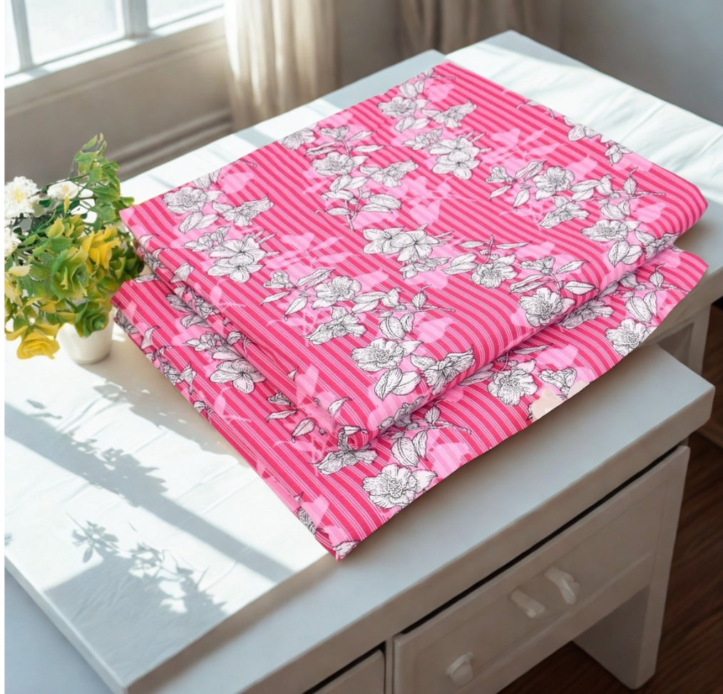 Pink n White Floral.                                (PC-00909769)