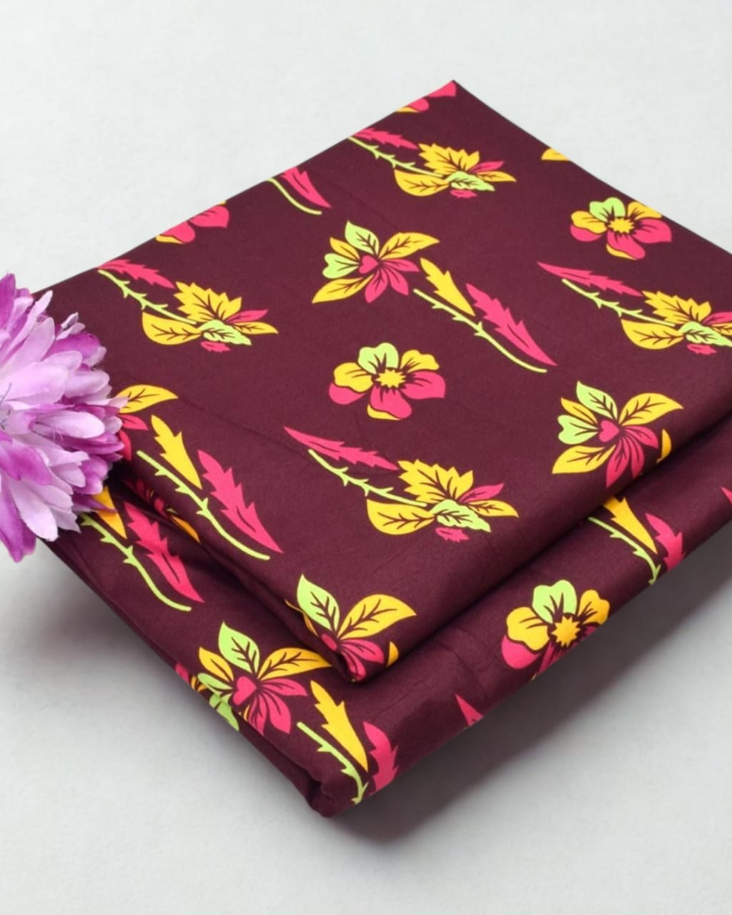 Maroon Floral.                               (PC-00909763)