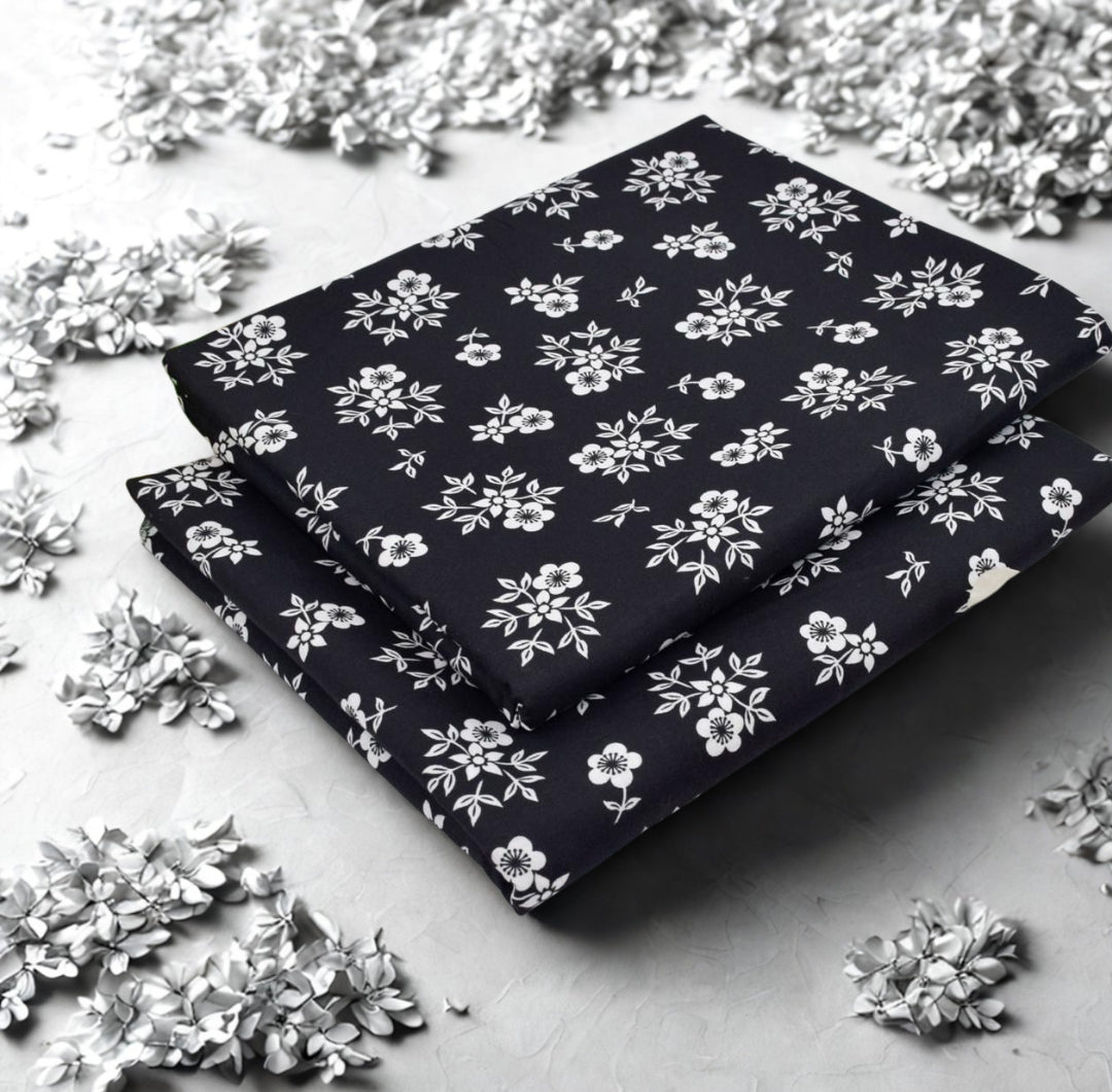 Black Floral White!                          (PC-00909762)