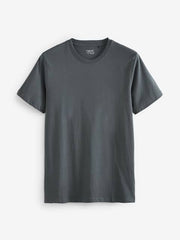 Dark Grey Round Neck