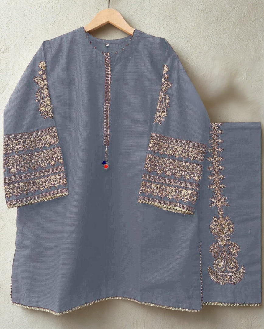 Gray Standard Size Kurti.              (PC-LC919899)