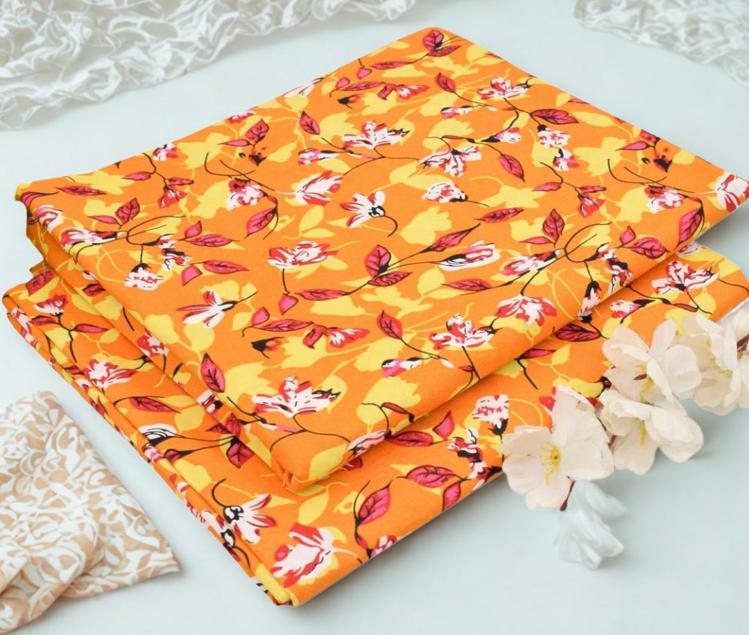 LY-Orange Floral.                           (PC-00909834)