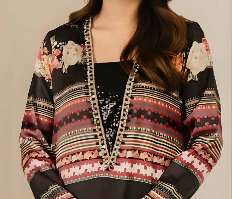 2Pc Silk Unstiched.                         (PC-0S909904)