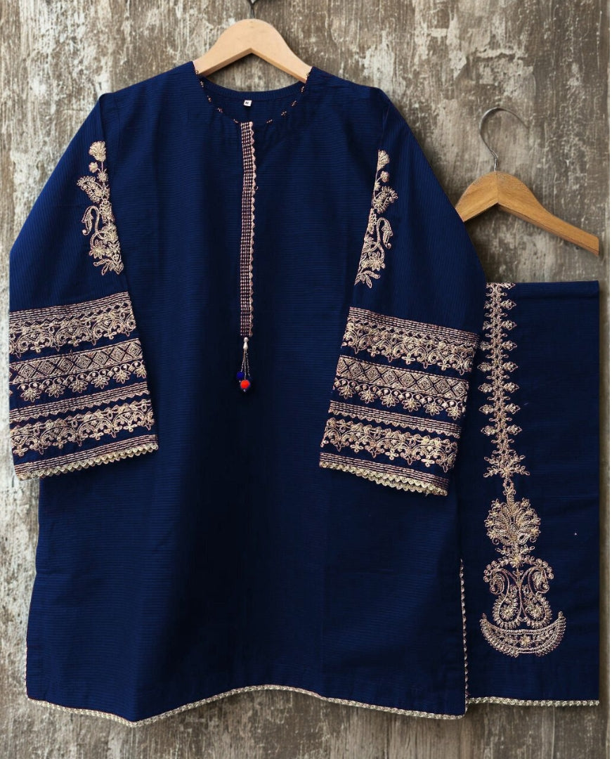 Blue Standard Size Kurti.               (PC-LC919897)
