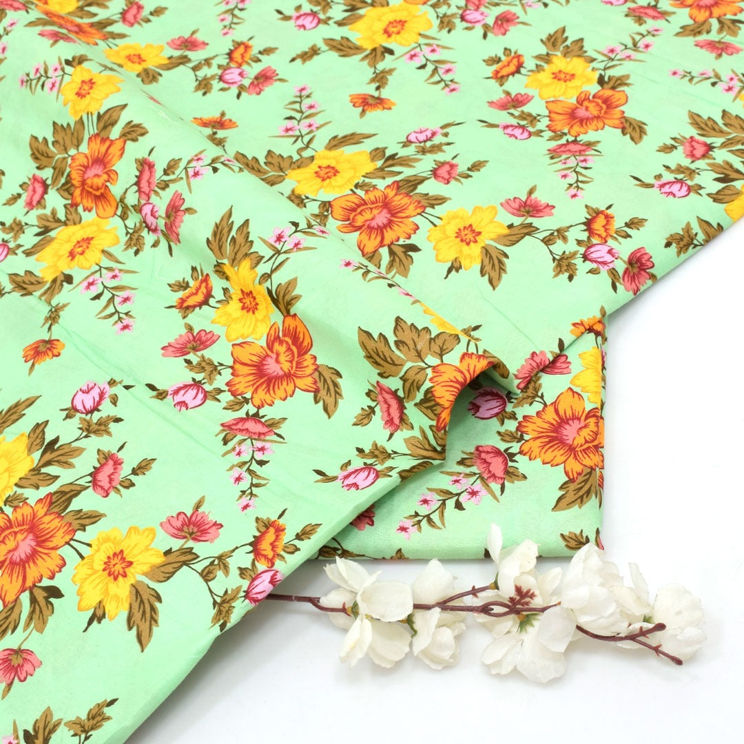 Greenish Floral.                              (PC-LC909883)