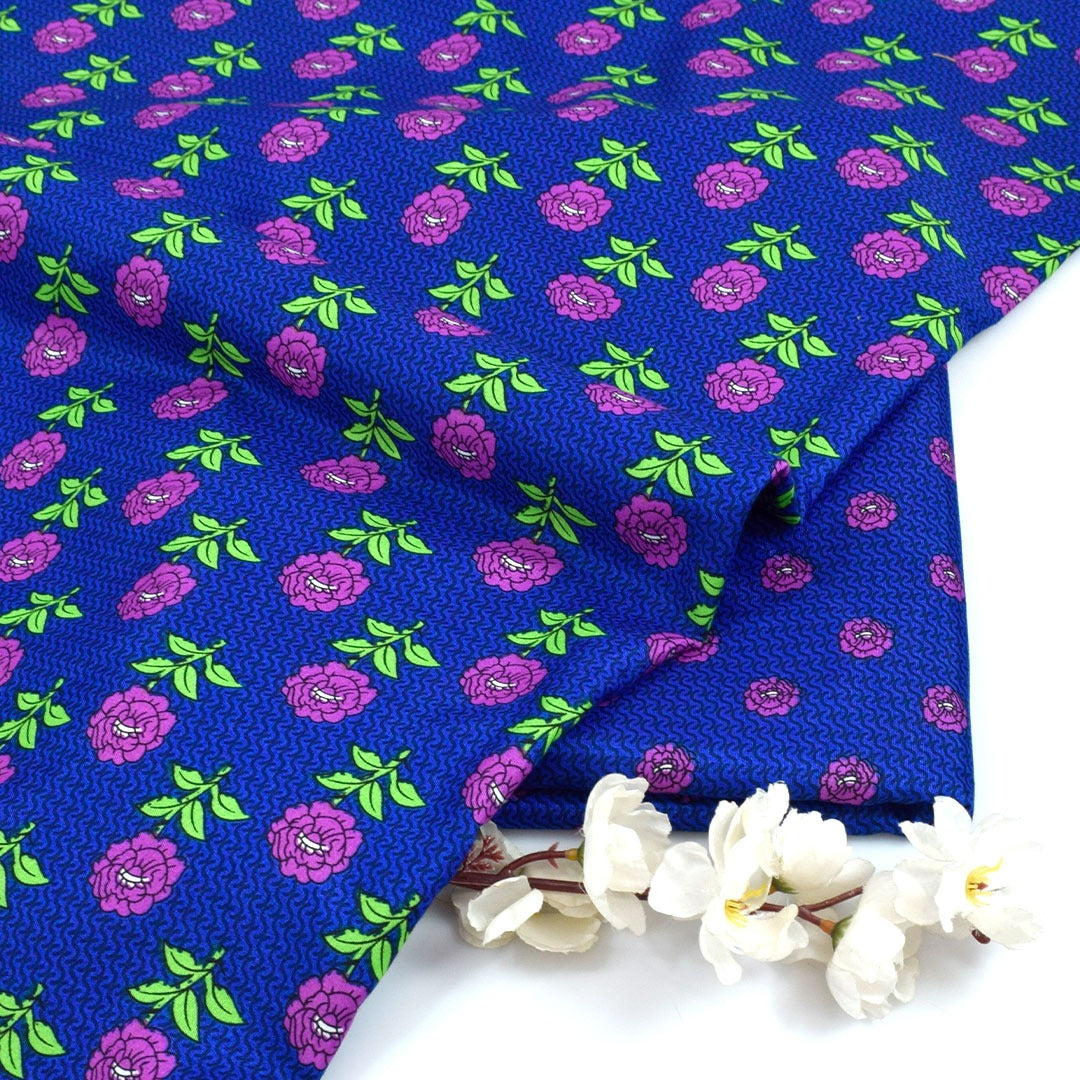 P-Dark Blue Floral.                           (PC-LC909873)
